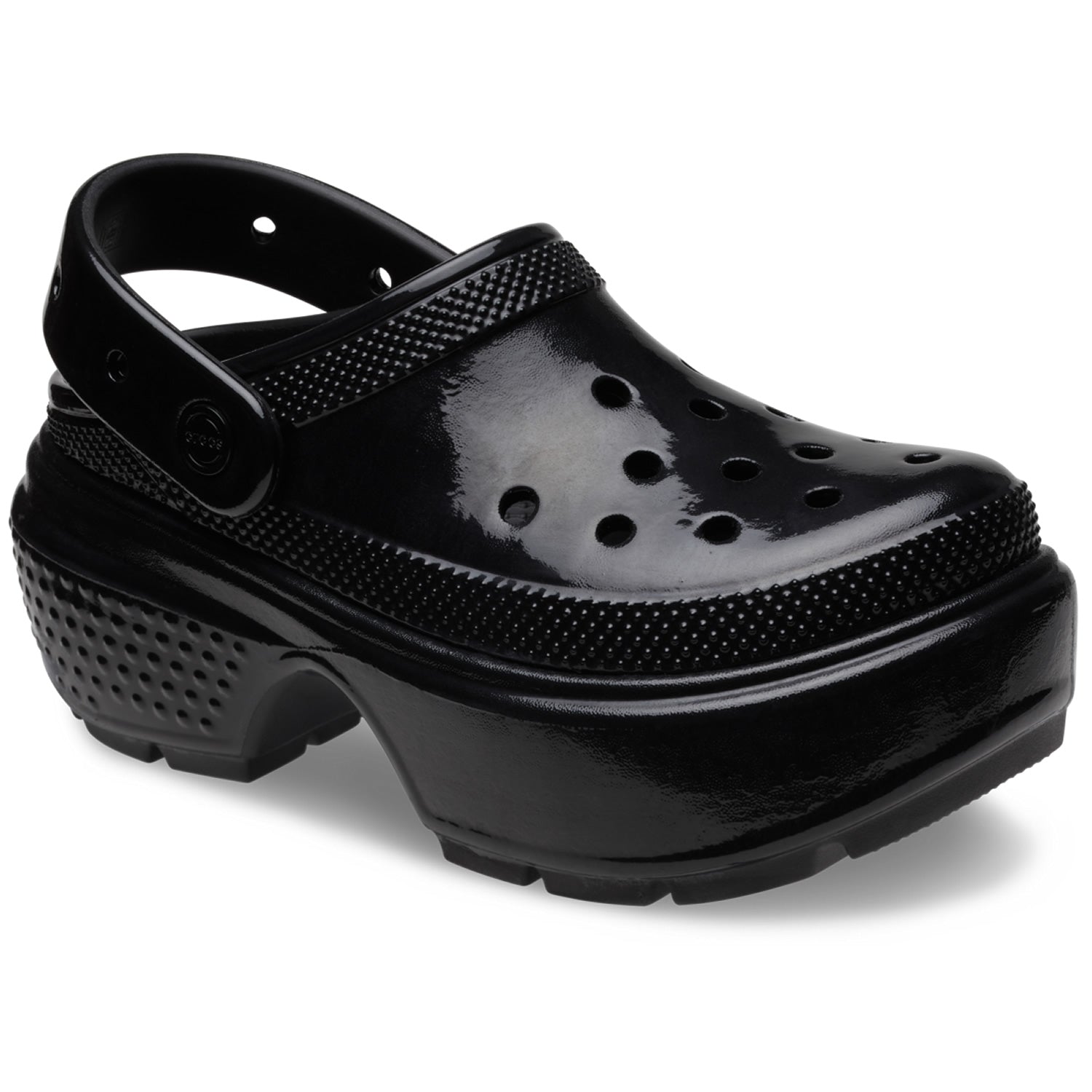 Crocs Stomp High Shine Clog (209568) - Black