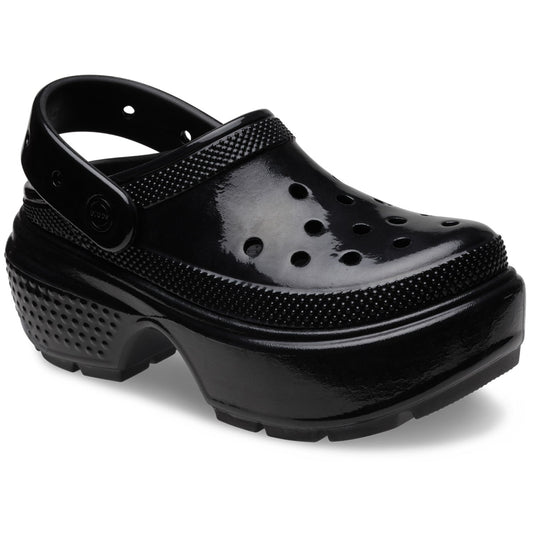 Crocs Stomp High Shine Clog (209568) - Black