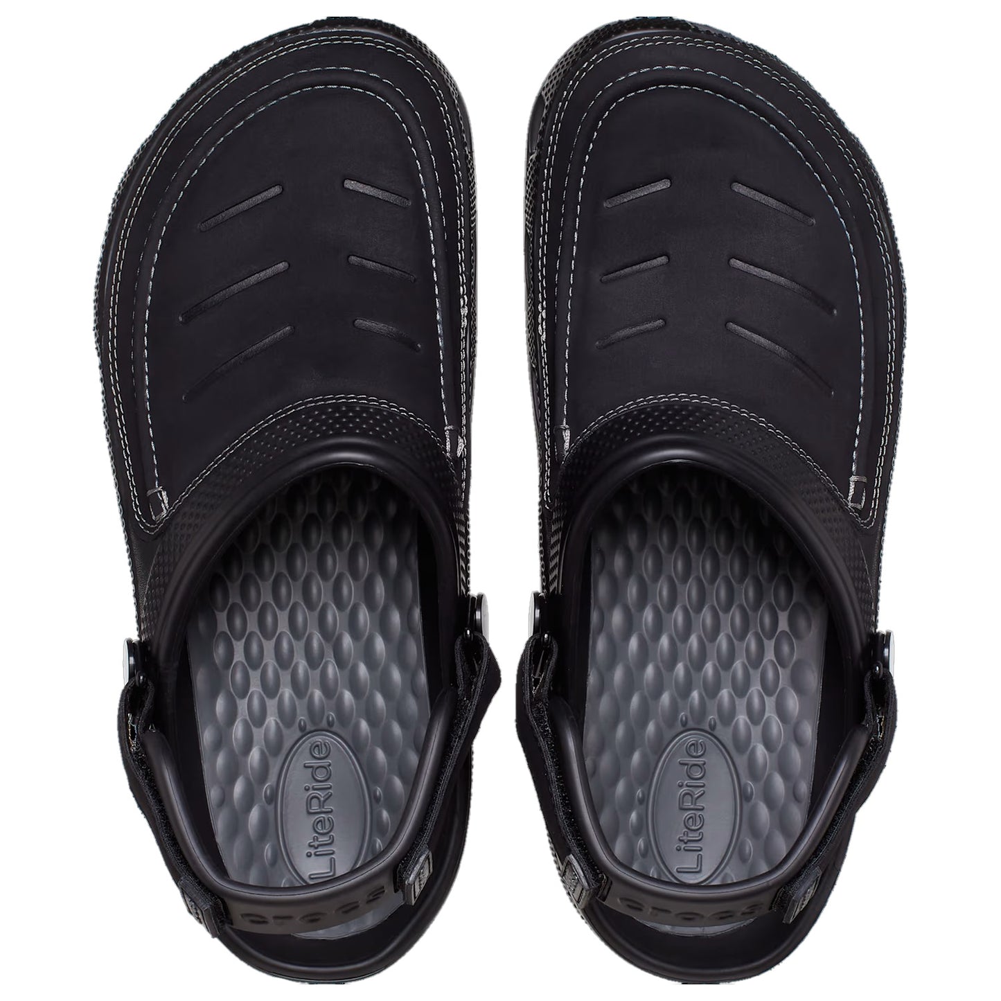 Crocs Yukon Vista II Literide Clog Men (207689) - Black/Slate Grey