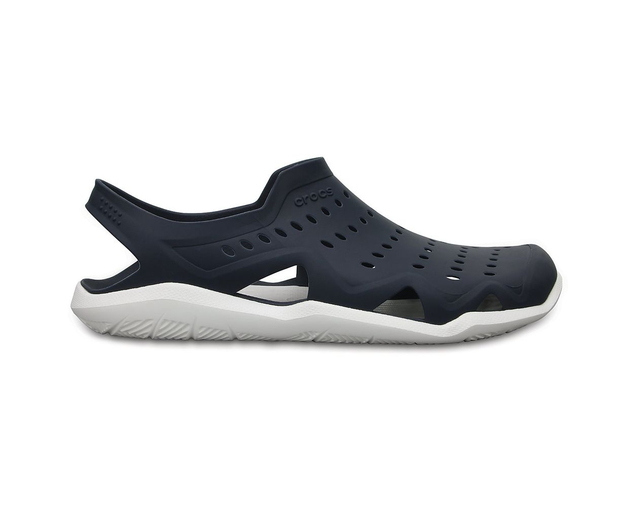 Crocs Swiftwater Wave Men Navy White | World of Clogs